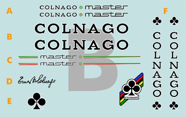 colnago master decals