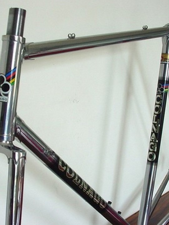 COLNAGO MIRRORED CHROME CLUB LOGO