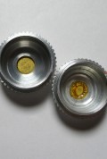 Details about / Dust caps for Vintage campagnolo 50th anniversary pedals plastic chrome silver